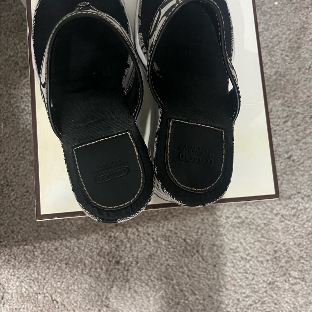 Authentic Coach Monogram Platform Sandals - image 3